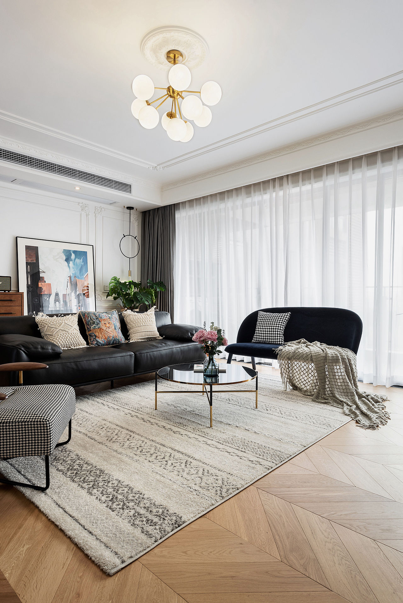 【作品】新桥恋人 | 120平小法式混搭轻复古（图ZMjQ3MDMwMzU2） - 家装设计 - 站酷设计师涵瑜室内设计原创素材 - 站酷ZCOOL