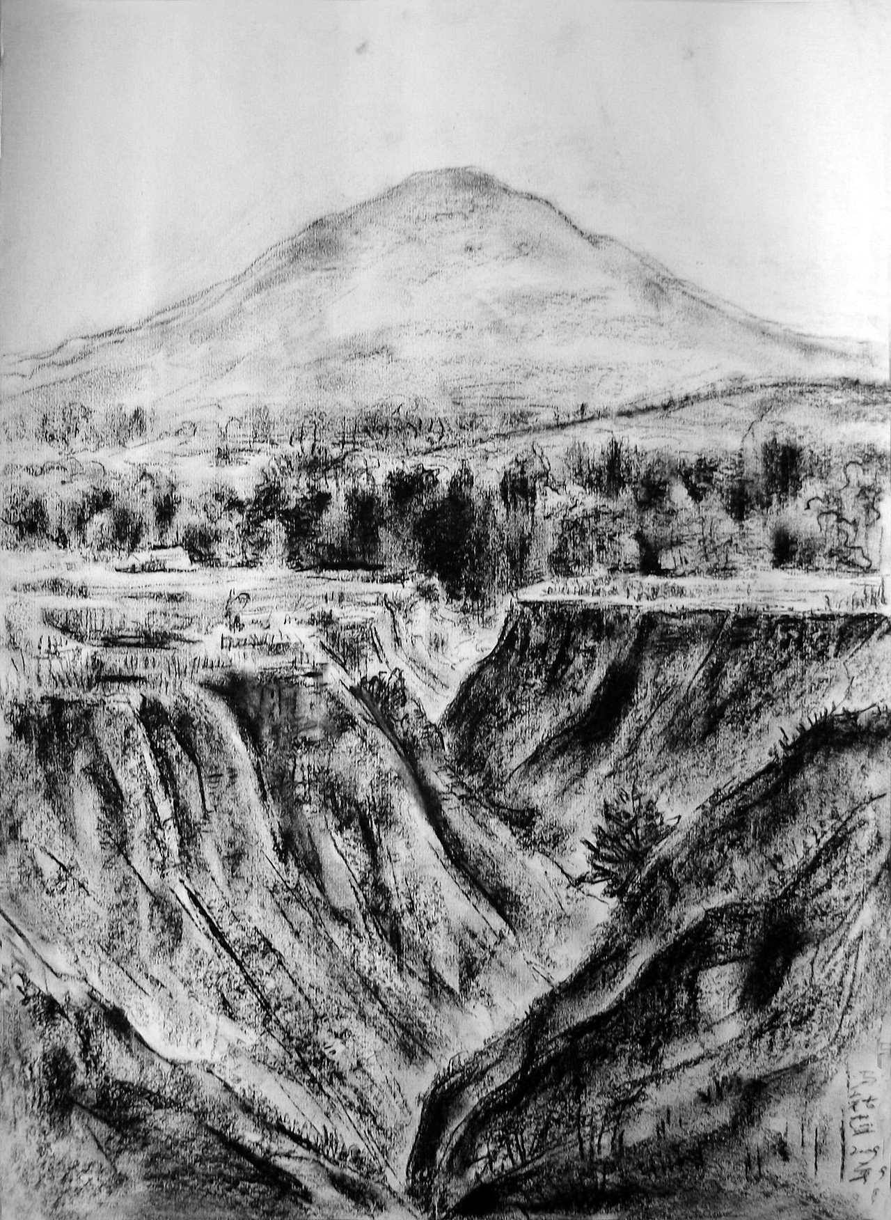 09年《北方·青鸟集》作品选——零九年黑色的夏天（图ZMjg4MTY0NzI=） - 绘画 - 站酷设计师冯渡原创素材 - 站酷ZCOOL