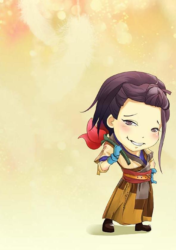 那时候看笑傲江湖画的田伯光的q班人物