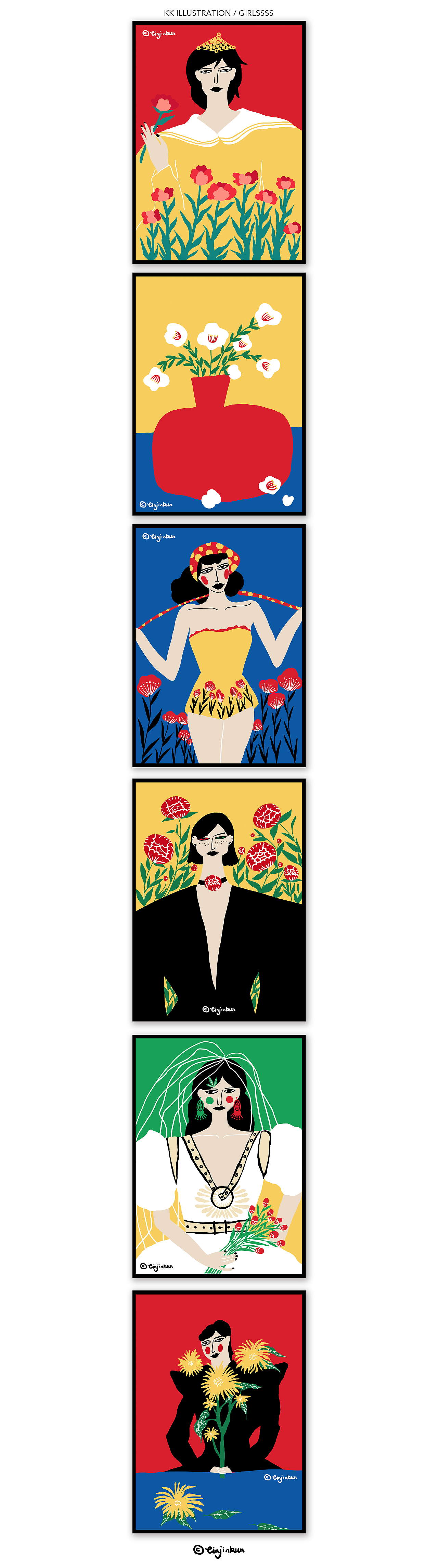 KK ILLUSTRATION / GIRLSSSS 女孩插画作品集（图ZMTg0NzUzMDg4） - 商业插画 - 站酷设计师KK品牌设计原创素材 - 站酷ZCOOL