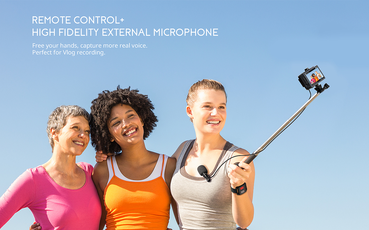 COOAU 运动相机 图片设计 建模渲染 亚马逊套图