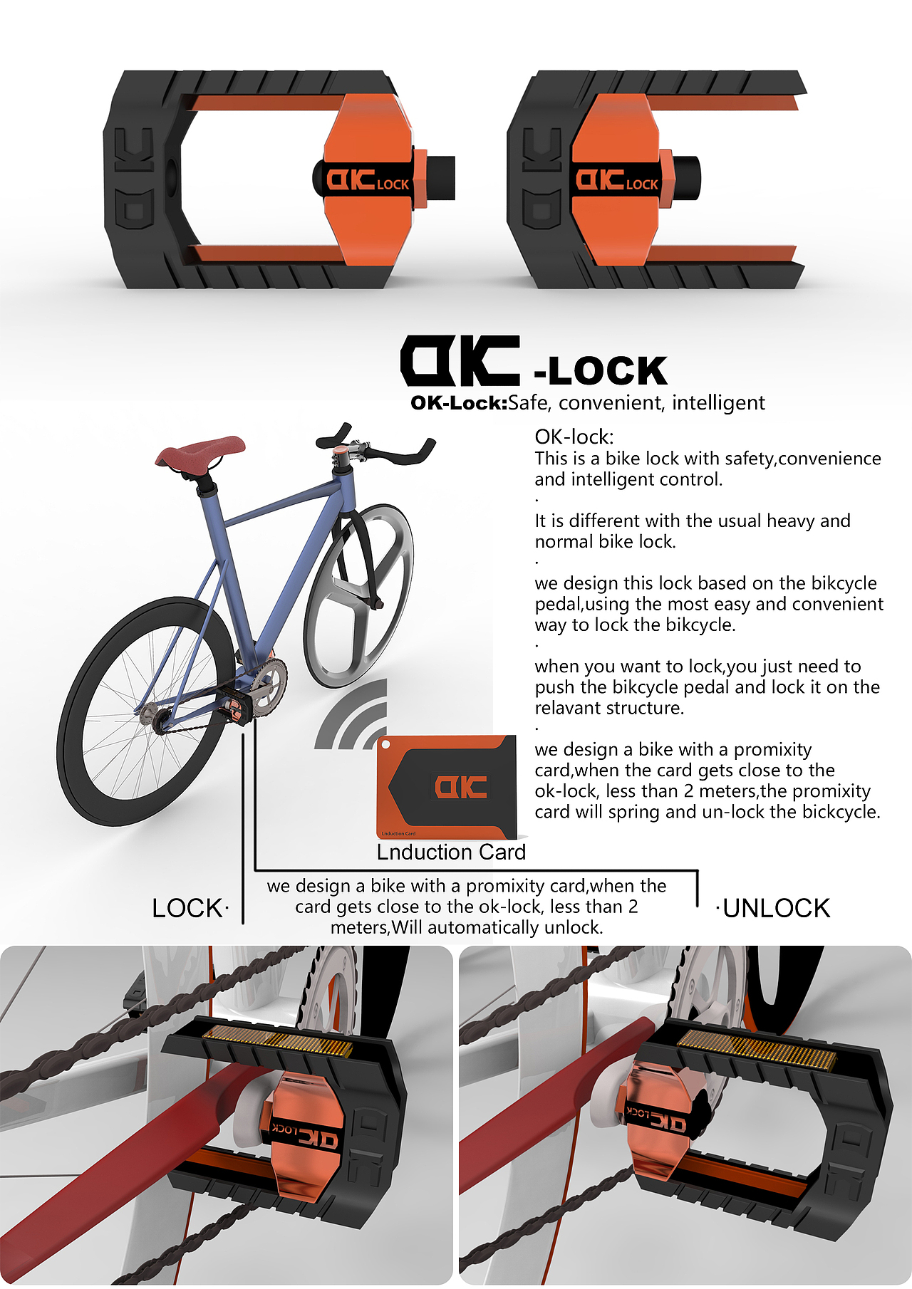 《OK-lock》单车锁设计（图ZODU4NzgwMjg=） - 交通工具 - 站酷设计师M_Bo原创素材 - 站酷ZCOOL