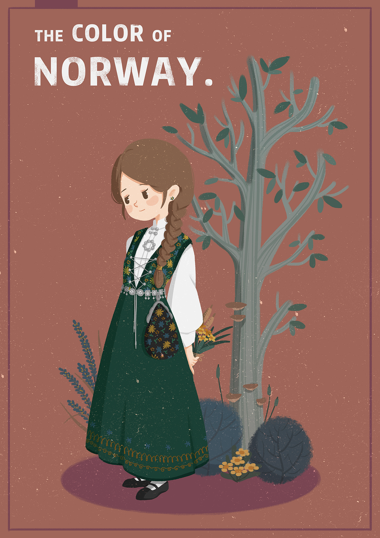 [插畫練習(xí)] 挪威之色（圖ZMTkwMjQxOTcy） - 創(chuàng)作習(xí)作 - 站酷設(shè)計(jì)師五五蚊原創(chuàng)素材 - 站酷ZCOOL