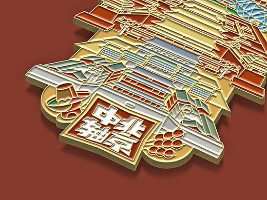 北京中轴景泰蓝