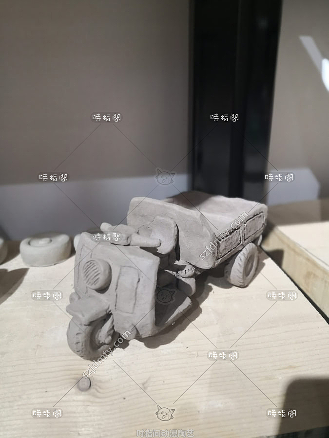 时指间动漫陶艺手工馆diy作品展示