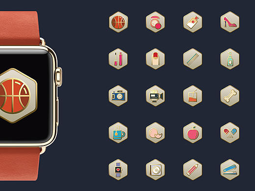 成就奖章icon小练习