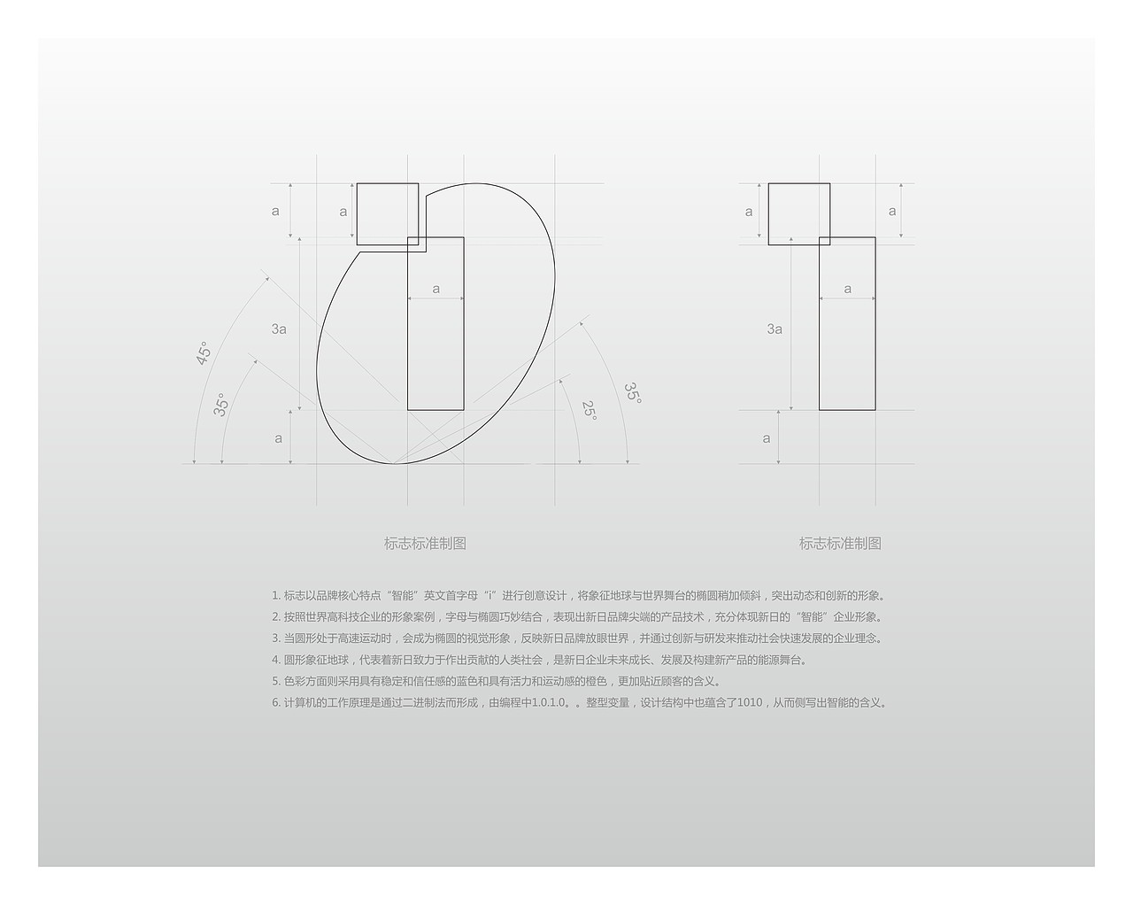 博邦设计原创精品标志设计欣赏--新日电动车“i”智能标志“乐享智能生活”