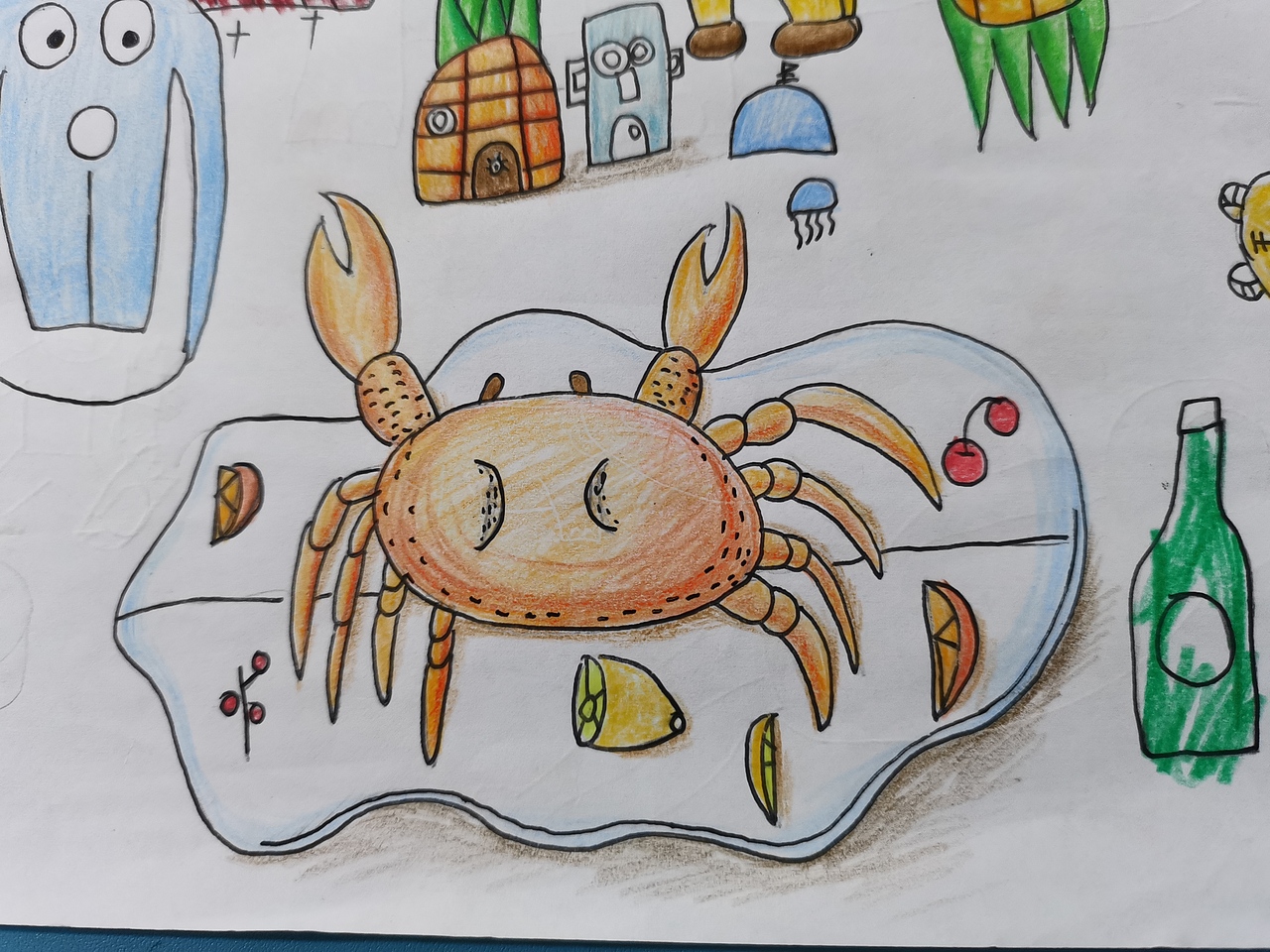 蟹老板（图ZMjI3MTAyMTg0） - 创作习作 - 站酷设计师晃悠0209原创素材 - 站酷ZCOOL