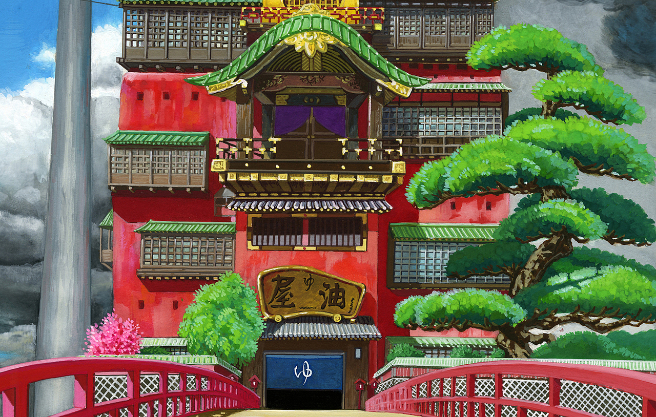 宫崎骏动画千与千寻中的汤屋