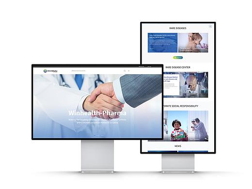 維健醫(yī)藥官網(wǎng)設(shè)計作品（個人主頁-ZNTY4MTE1MzY=） - 企業(yè)官網(wǎng) - 站酷設(shè)計師萌姑娘原創(chuàng)素材 - 站酷ZCOOL