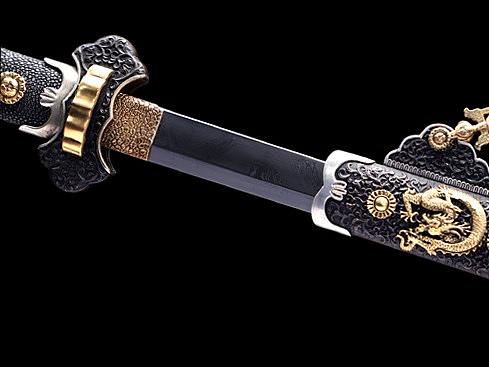 德匠堂宝剑-龙泉刀剑-德匠堂豪华麒麟唐刀（DJ-3397）