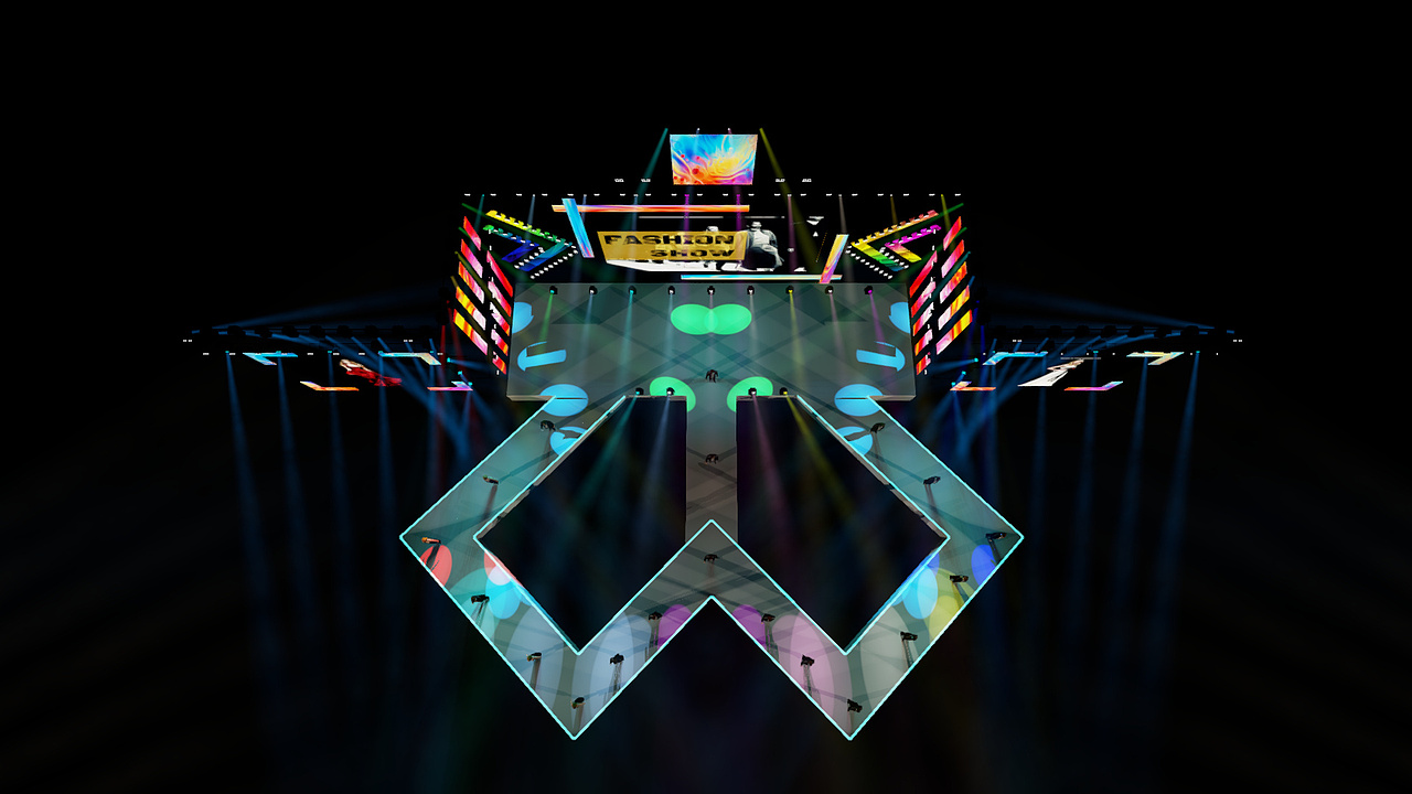 时装秀舞台灯光