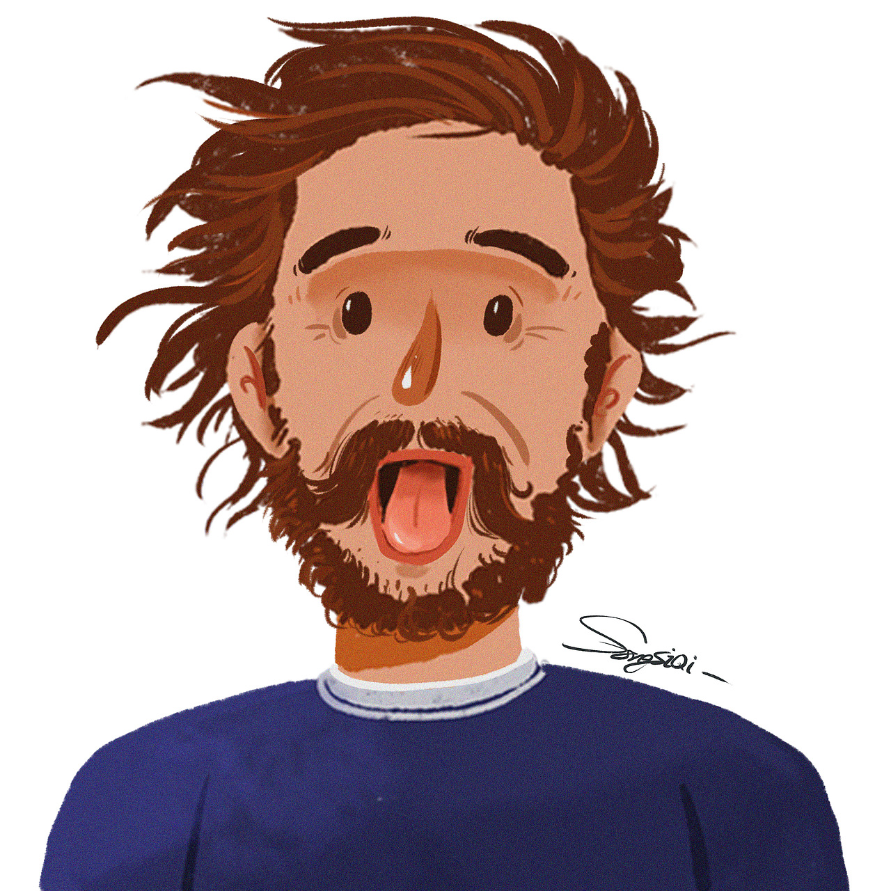 头像九宫格（图ZMjk5Mzc3NjY4） - 艺术插画 - 站酷设计师思思插画原创素材 - 站酷ZCOOL