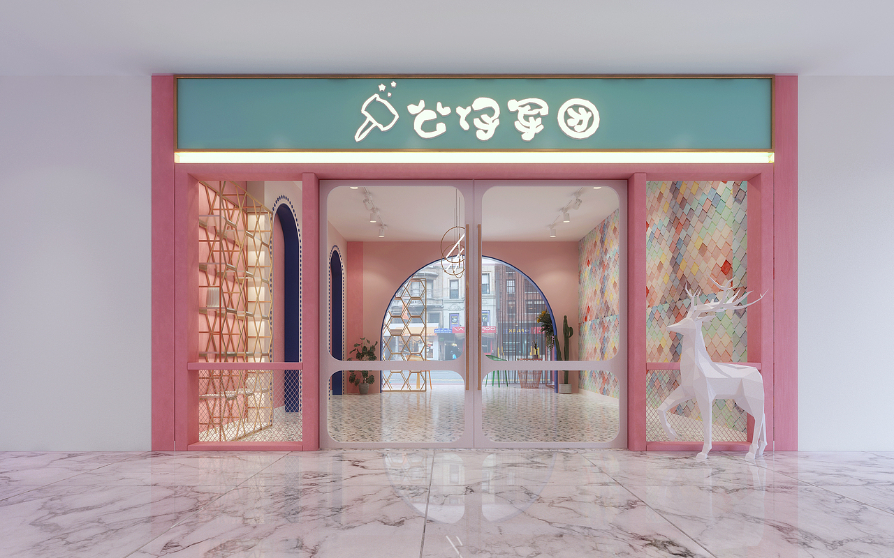 一个网红礼品店（图ZMjU2MzEwODM2） - 商业空间设计 - 站酷设计师陈五一原创素材 - 站酷ZCOOL