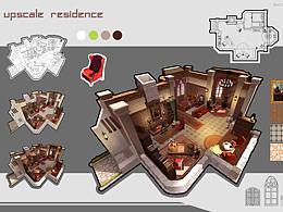 歐美風(fēng)卡通臥室