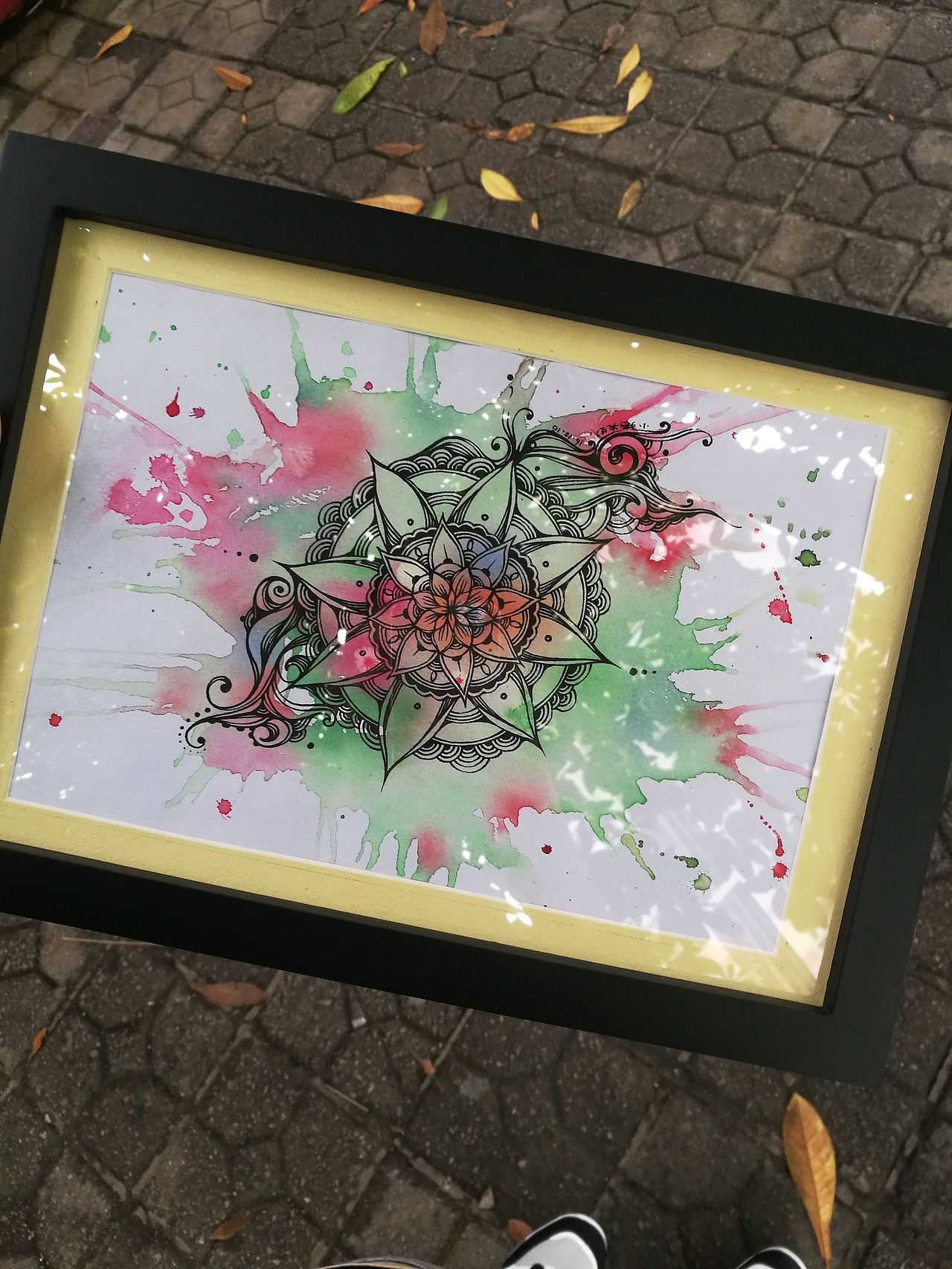 喜爱曼陀罗图案的我.献上我的原创给大家看看,希望我来的不会太迟。