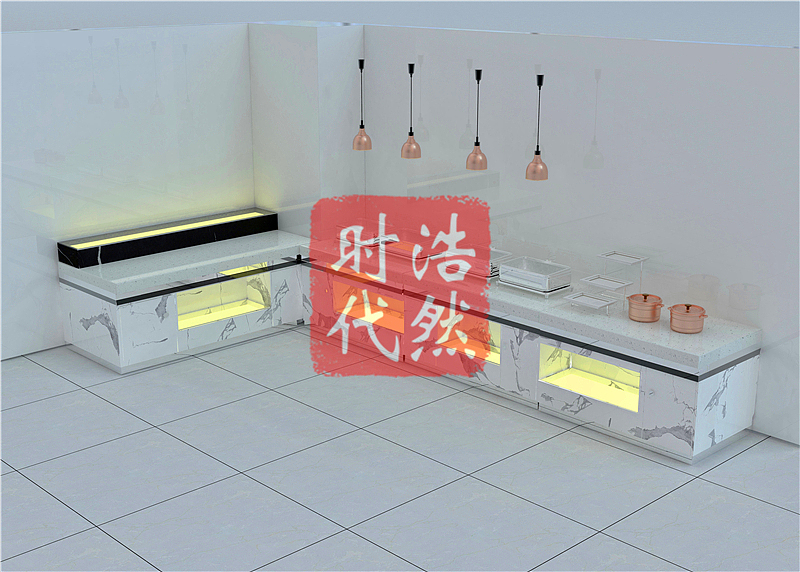 自助餐台图片
