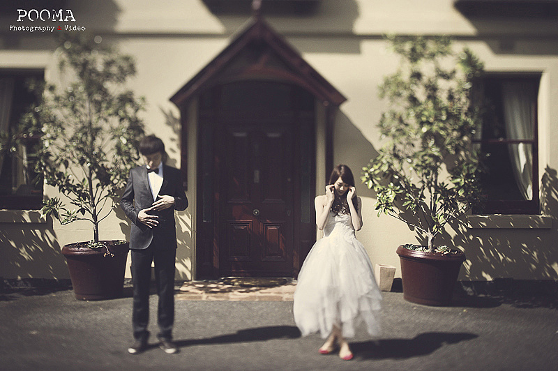 澳洲婚纱_澳洲粉色婚纱礼服图片
