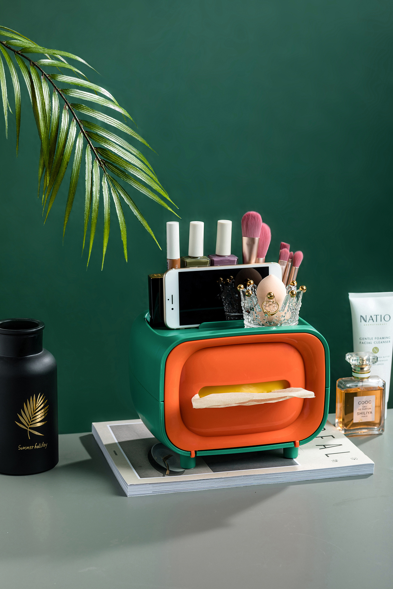 电商摄影产品摄影简约多功能纸巾盒/收纳盒