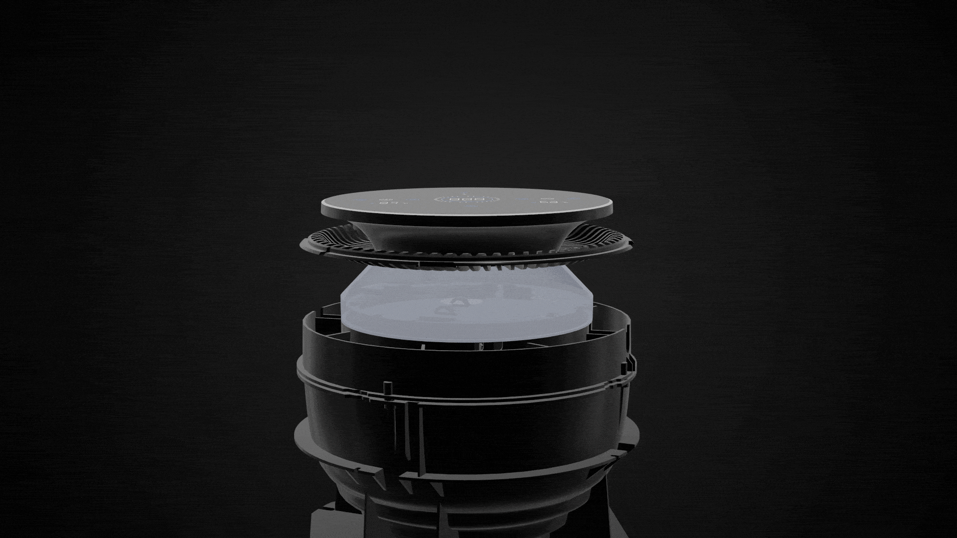 视频丨安拓浦空气净化器丨进出风效果原型三维场景