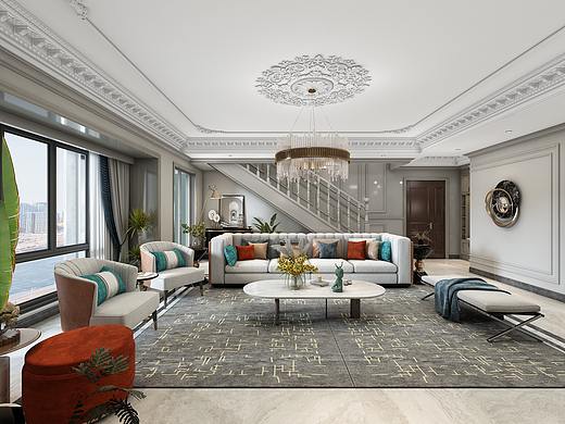 美式（個(gè)人主頁-ZNDgyNzA0MDA=） - 家裝設(shè)計(jì) - 站酷設(shè)計(jì)師五只的說原創(chuàng)素材 - 站酷ZCOOL