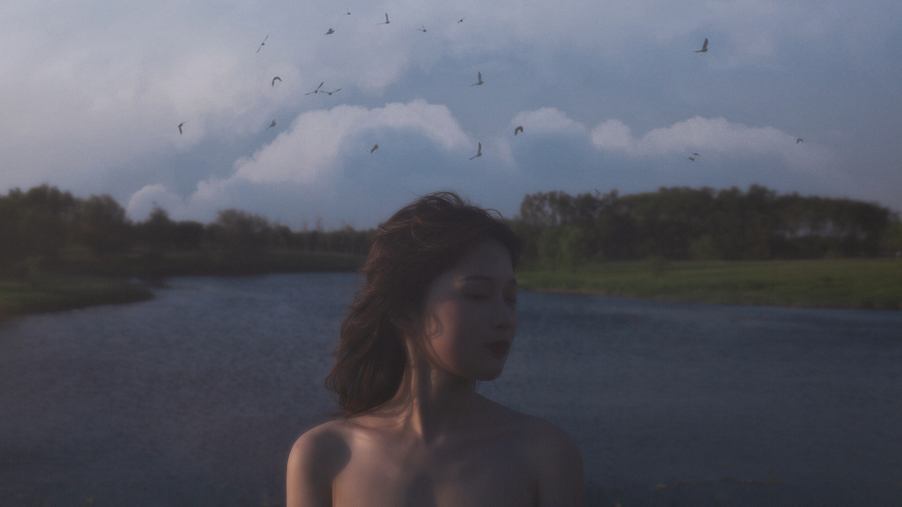 身后是山川湖泊，眼中是满天星辰（图ZMTYwMTczODg0） - 人像摄影 - 站酷设计师徐子Zia原创素材 - 站酷ZCOOL