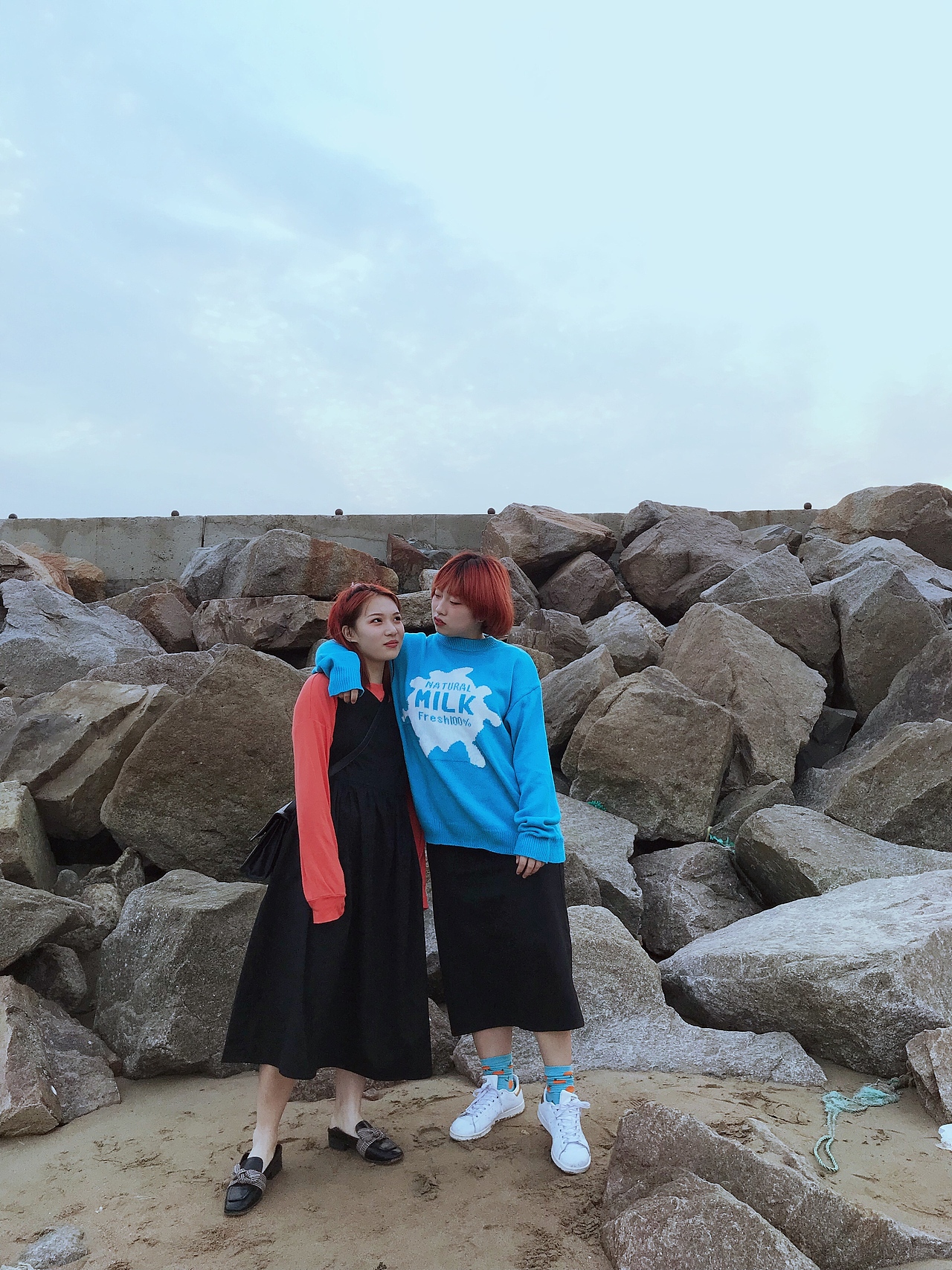 青岛❤小麦岛❤娜娜和我（图ZMTc5MzkyMjYw） - 风光摄影 - 站酷设计师阿柯ak原创素材 - 站酷ZCOOL