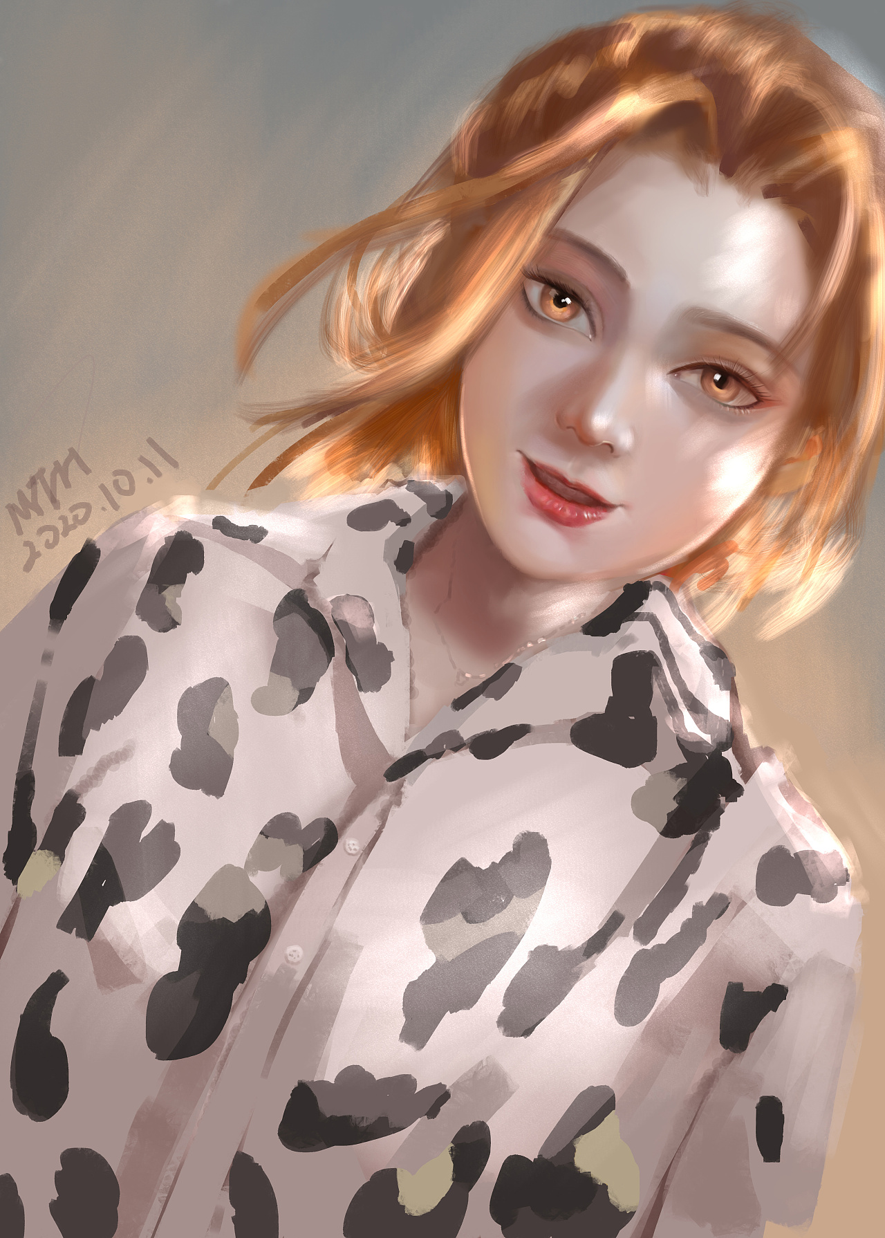 女厚涂约稿作品