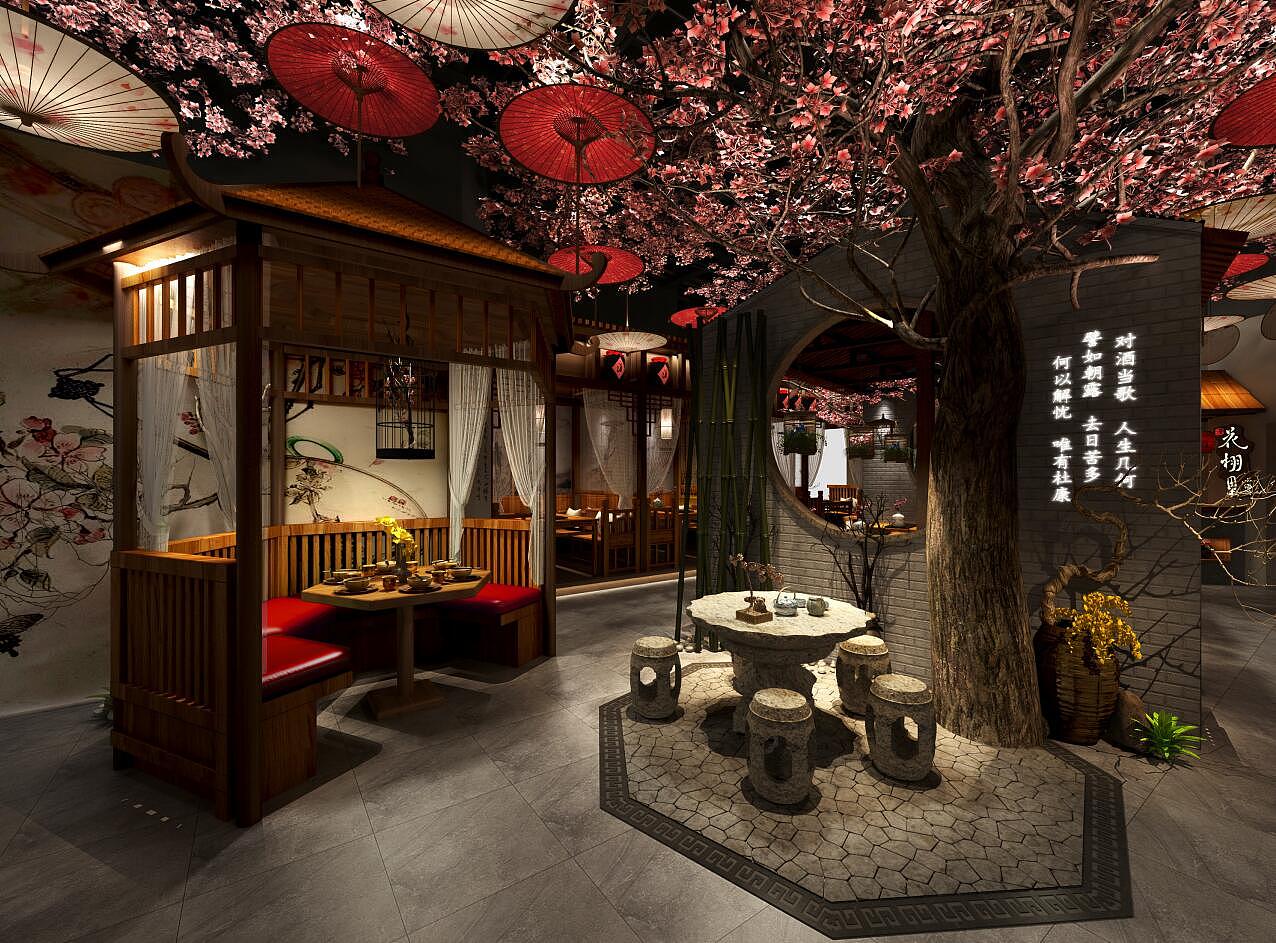 泉州花栩里小酒馆餐饮装修设计案例赏析