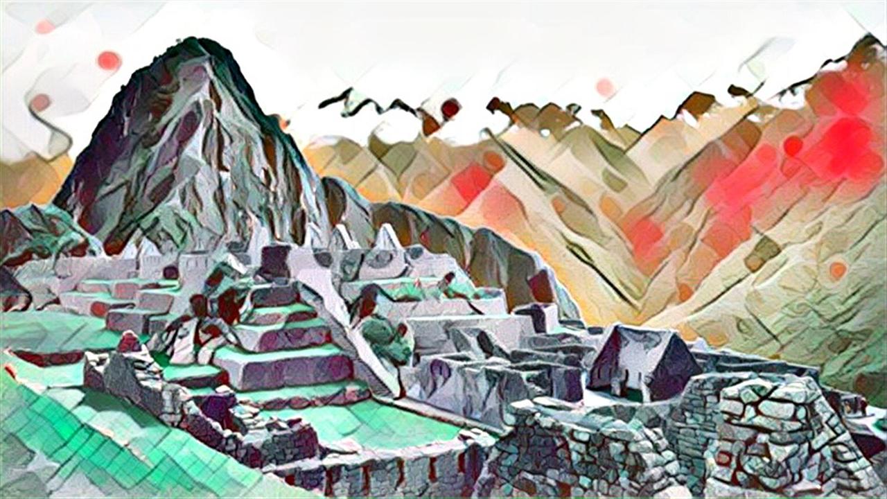 超现实水彩抽象画