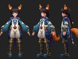 角色原画三视图