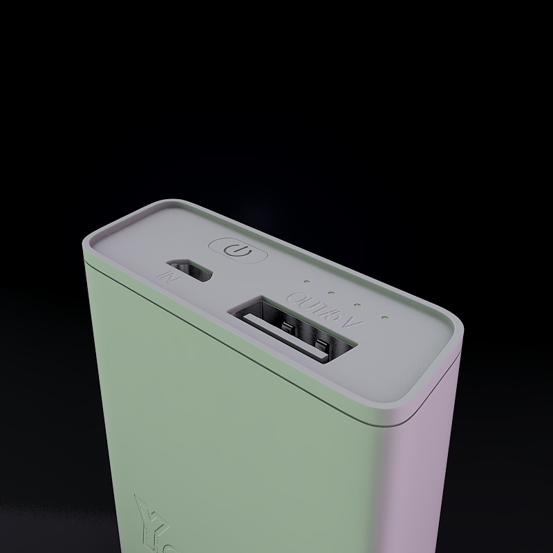 一组充电宝建模渲染图-C4D