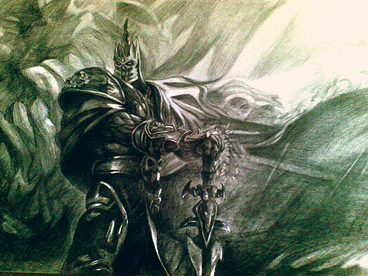 巫妖王-阿尔萨斯（个人主页-ZMzM4NzE3Mg==） - 创作习作 - 站酷设计师飛飛飛XL原创素材 - 站酷ZCOOL