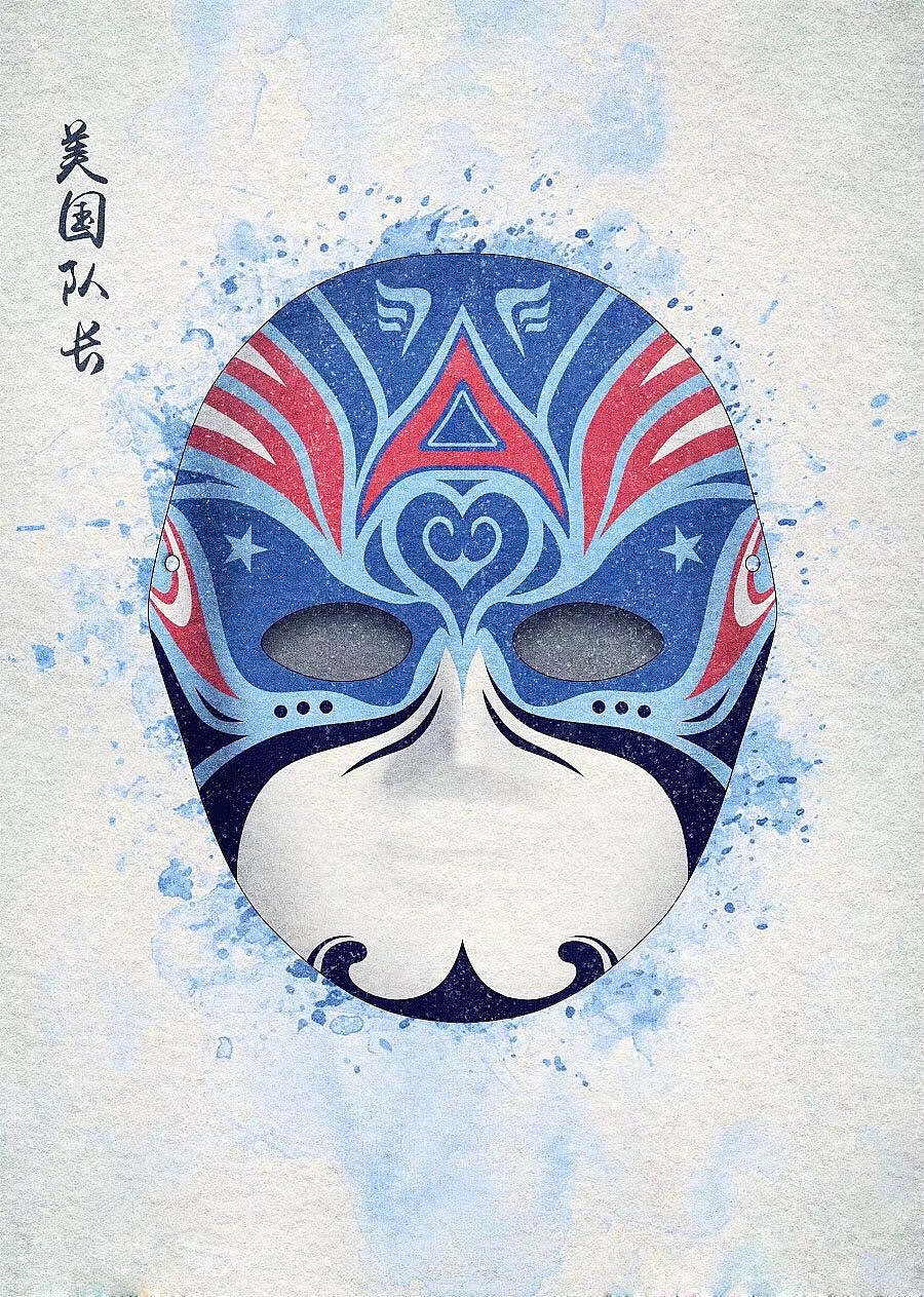 融入了传统元素的漫威宇宙（图ZMTYyMzA3Njk2） - 艺术插画 - 站酷设计师Bluya原创素材 - 站酷ZCOOL