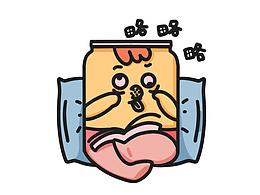 奮進學渣阿摔表情包