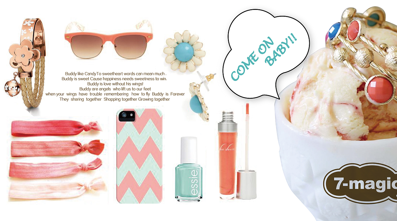 7-magic 甜美少女饰品品牌（图ZMjg2MDMxNDA=） - 品牌 - 站酷设计师margaretcat原创素材 - 站酷ZCOOL