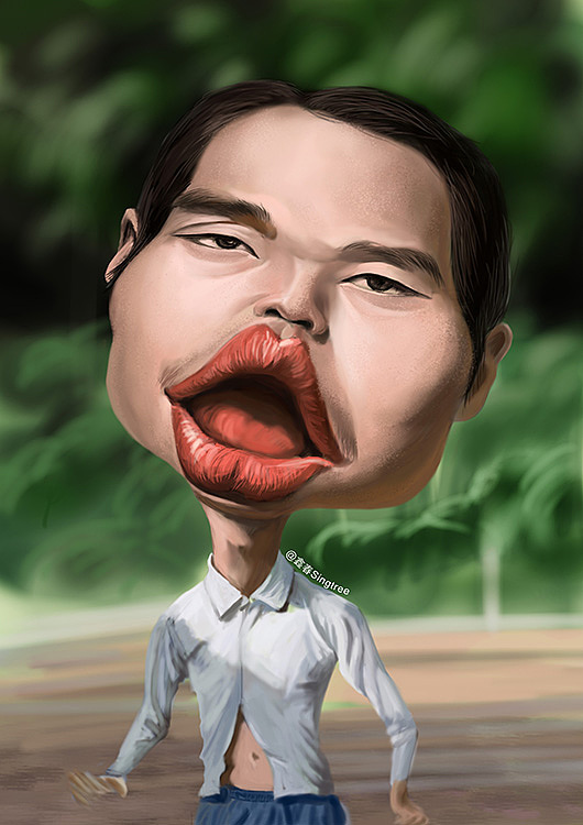 “我叫酱爆,我从来都没放弃成为一个伟大作曲家的理想,刚才这位先生唱的歌,热情奔放,创意无限,点燃我酱爆心中的一团火:索,刀西刀西索...”