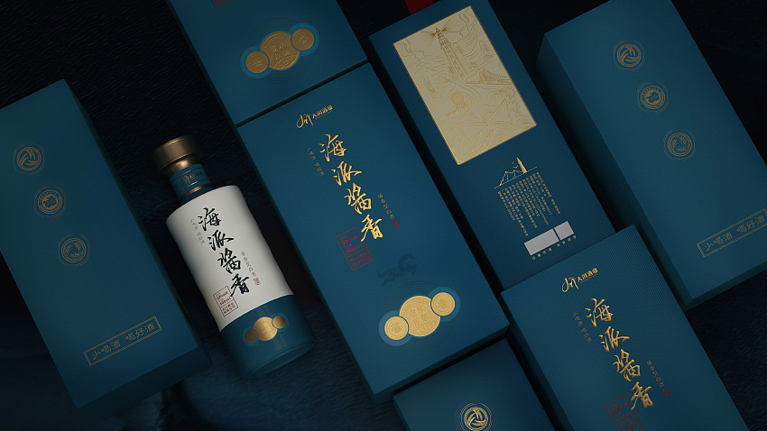 酱香白酒包装设计-海派酱酒【黑马大创意设计】