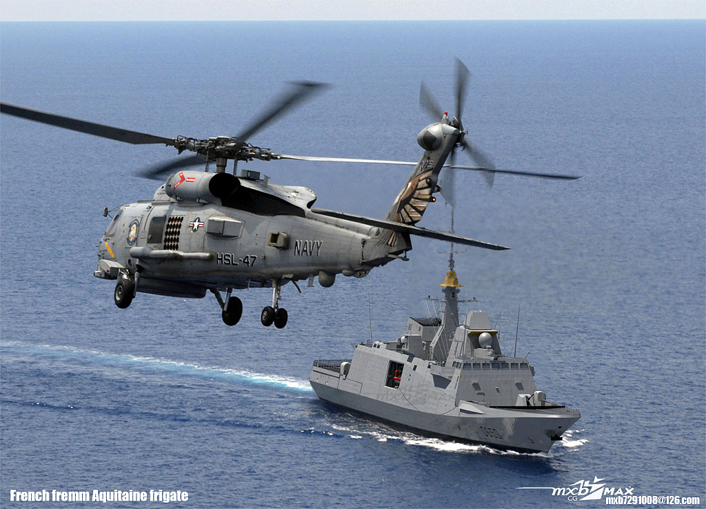 新出炉的法国新护阿基坦护卫舰