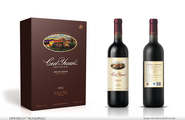 荣华璀园葡萄酒包装设计