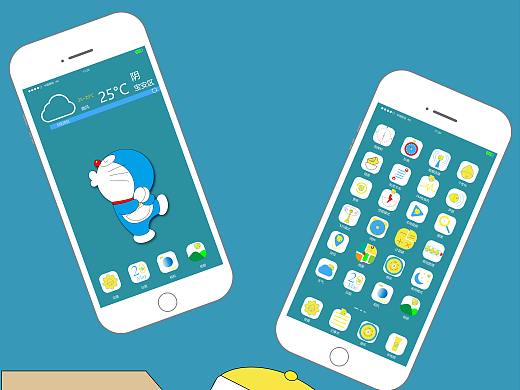 哆啦A梦主题图标