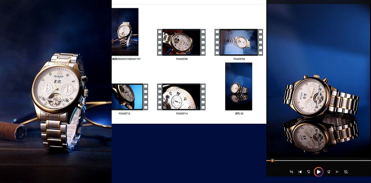 时尚手表拍摄 手表拍摄创意 高级感手表图