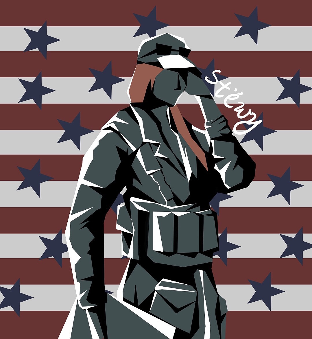 彩虹六号插画头像