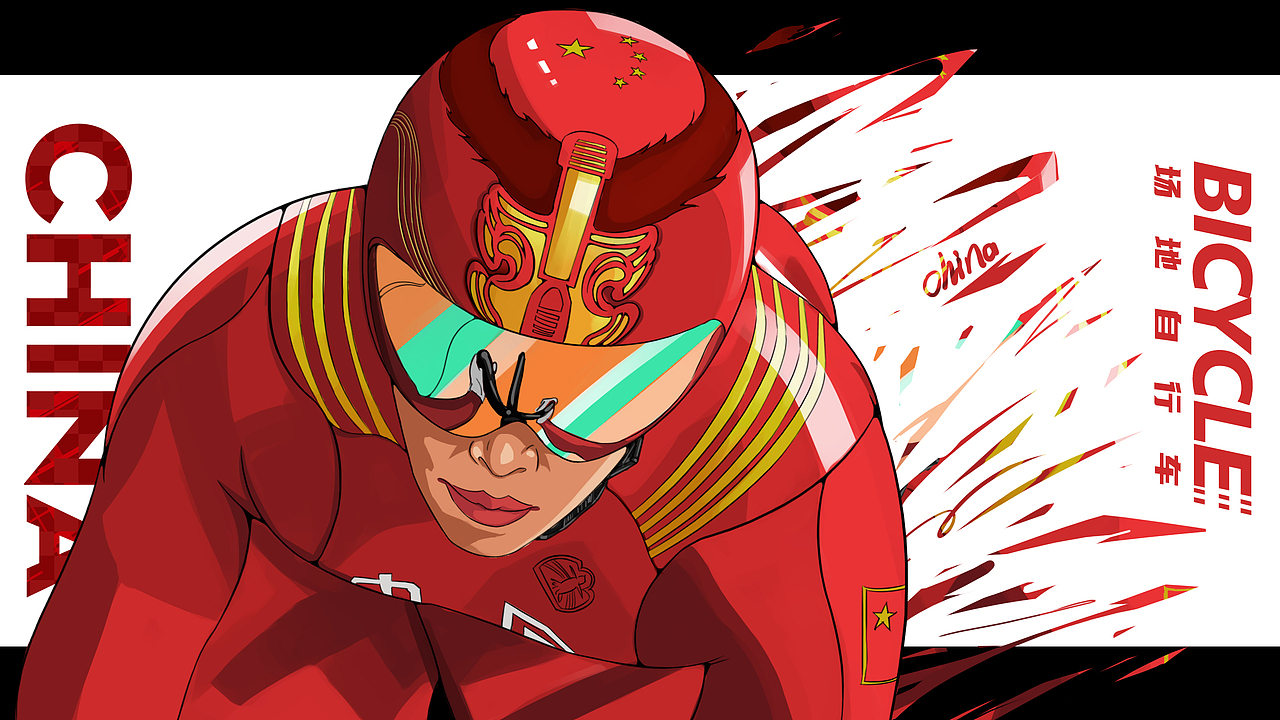 全民运动，运动真美手绘（图ZMjcyMTQxODY4） - 艺术插画 - 站酷设计师七道安木木夕原创素材 - 站酷ZCOOL