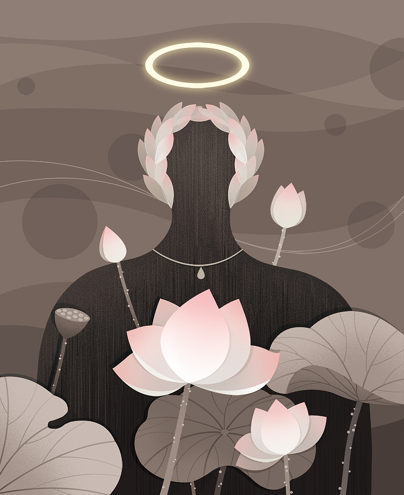 净（图ZMTI4Mzk1OTY0） - 艺术插画 - 站酷设计师D雄_原创素材 - 站酷ZCOOL