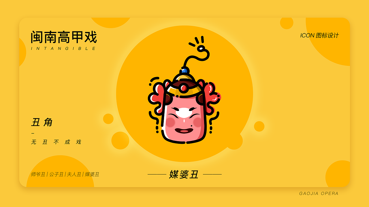 闽南高甲戏丑角图标设计