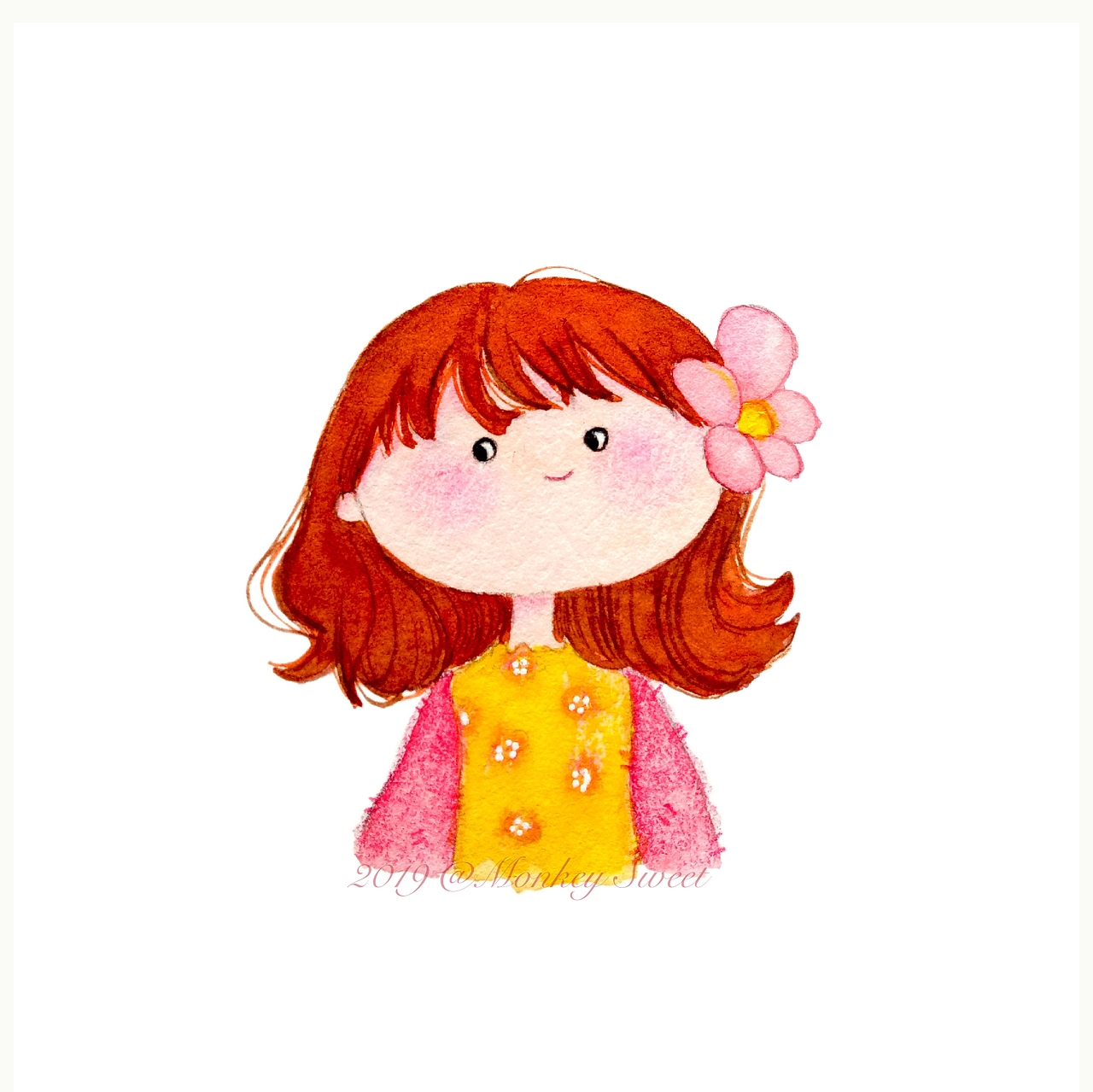 大脸菇凉系列「Hi，Spring…」（图ZMTUwODg0MjU2） - 创作习作 - 站酷设计师猫与亭原创素材 - 站酷ZCOOL