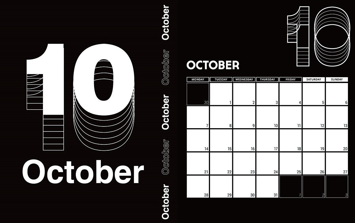 故障化学风-MY IGM 2019年历设计