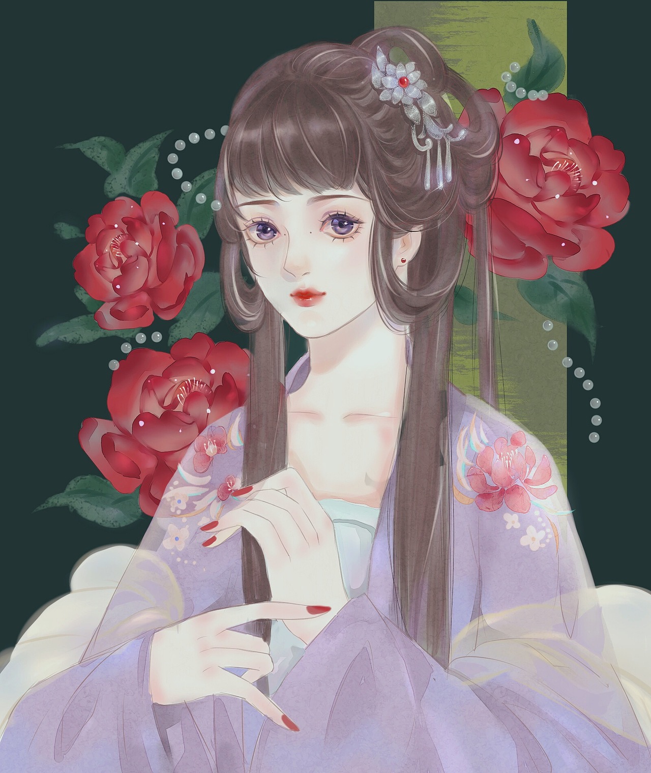 原创古风人物 有过程