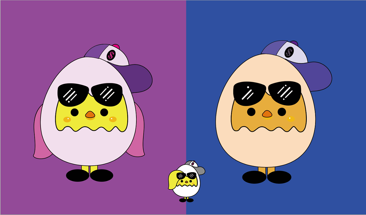 鸡蛋家族的合照,形象设计广州 |             